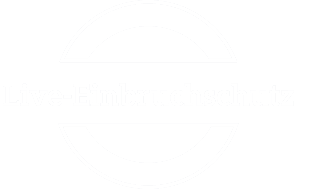 Logo "Live-Einbruschutz" in weiß